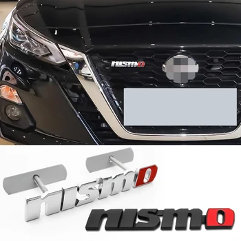 

Car Styling 3D Metal NISMO Front Grille Sticker Emblem Badge for Nissan juke leaf almera g15 note e11 patrol y62 terrano 3 march