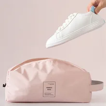 

Travel Oxford Cloth Shoes Storage Bag Waterproof Boots High Heels Protective Case Dustproof Women Short Trip Organizer Accessory