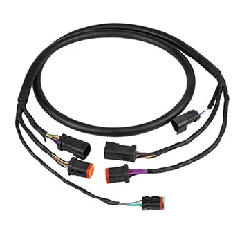 

Boat Engine Black Motor Cable Wiring Harness for OMC Johnson Evinrude Outboard 176333