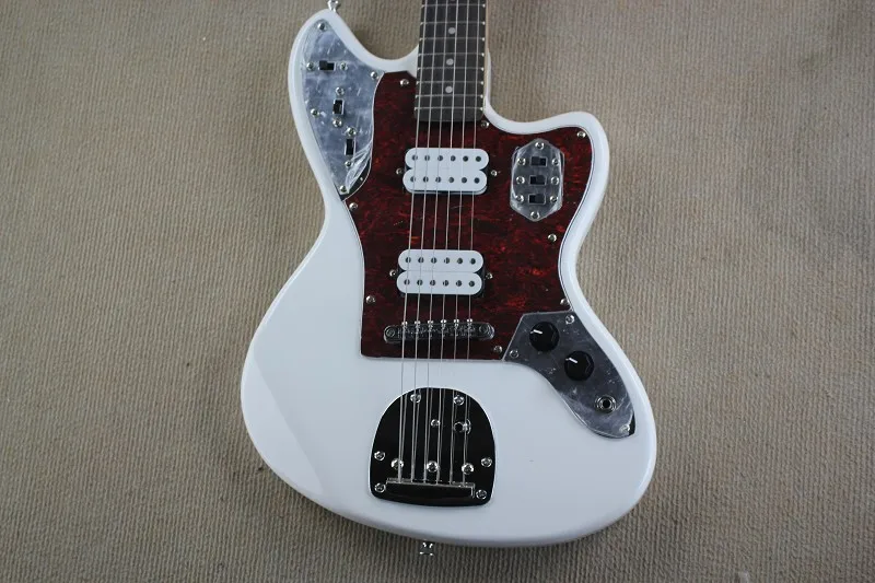 

Jaguar model,6 Strings Electric Guitar,white Free shipping 01