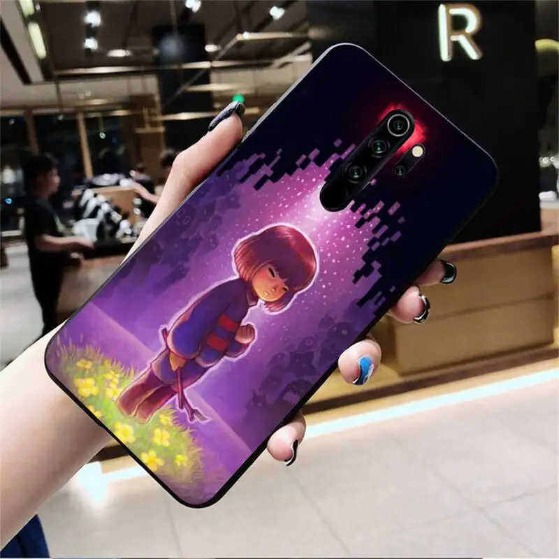 YJZFDYRM Undertale Coque Shell Phone Case for Redmi Note 9 8 8T 8A 7 6 6A Go Pro Max Redmi 9 K20 phone cases for xiaomi Cases For Xiaomi