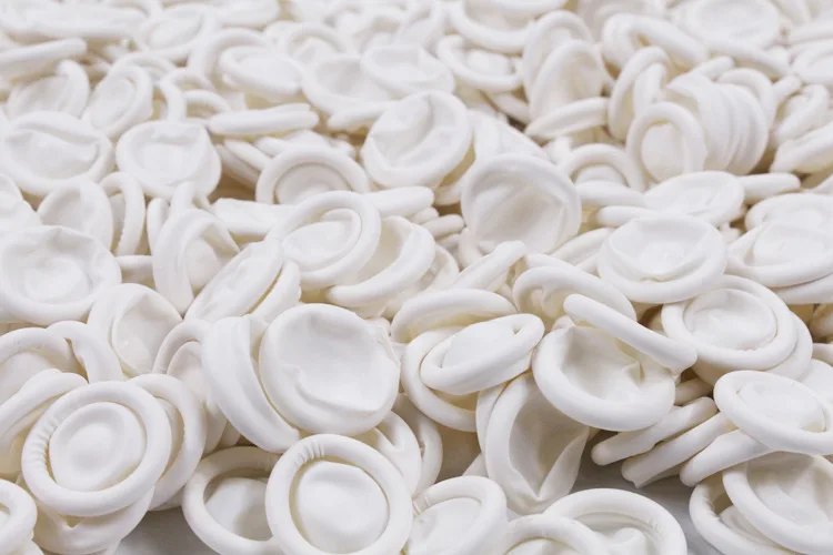 1000 Pcs Disposable Fingertips Protector Gloves Rubber Non-slip Finger Cover Cots white Durable Tool 2