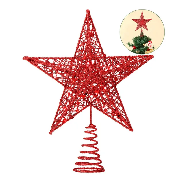 A Star For Christmas 2022 Christmas Tree Star Topper Led Lighted Star Christmas Tree Top Decor  Battery Powered Noel Navidad 2022 Xmas Warm Light Ornaments|Tree Toppers| -  Aliexpress