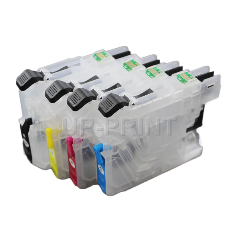 UP 4pcs LC263 refillable ink cartridge for brother DCP-J562DW/MFC-J480DW/MFC-J680DW/MFC-J880DW For Russian | Компьютеры и офис