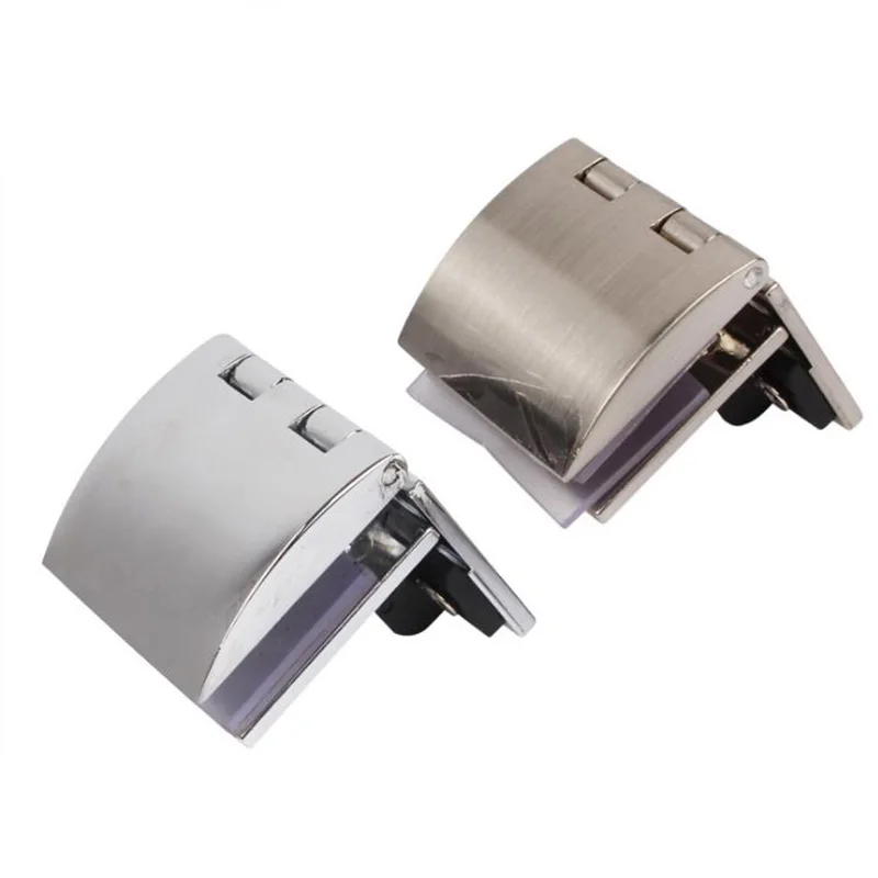 90 Degree Bilateral Clip Cake Cabinet Glass Hinge High Quality Punch-free Wine Furniture Hardware | Обустройство дома