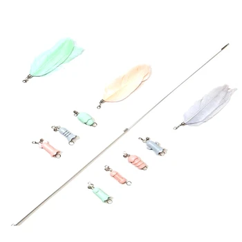 

Cat Toy Teeth Teaser Cat Wand Pointer Pet Toy Cat Bite Gel Teaser Cat Wand