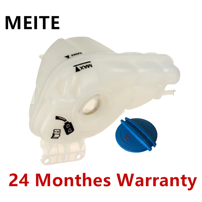 Coolant Expansion Tank +sensor Radiator Overflow Reservoir Tank Bottle+cap For Audi A8 A8