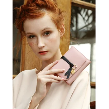 

Leather small wallet 2020 new simple short wallet small fresh cowhide wallet wallet ladies wallet small purse luxury wallet