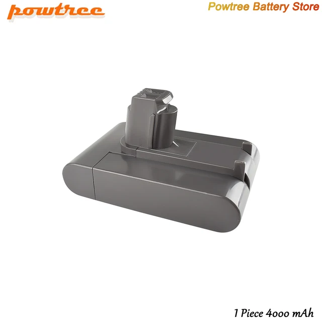 Powtree DC31 (type A) 22.2V 4000mAh Li-ion Vacuum Battery for Dyson DC35 DC45 DC31 DC34 DC44 DC31 Animal DC35 Animal 917083-01 L 1 Piece 4000mAh