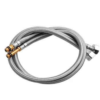 

Stainless Steel Braided Hose Single-Head Pipe Inlet Hose Kitchen Faucet Hot And Cold On The Water Pipe Professional