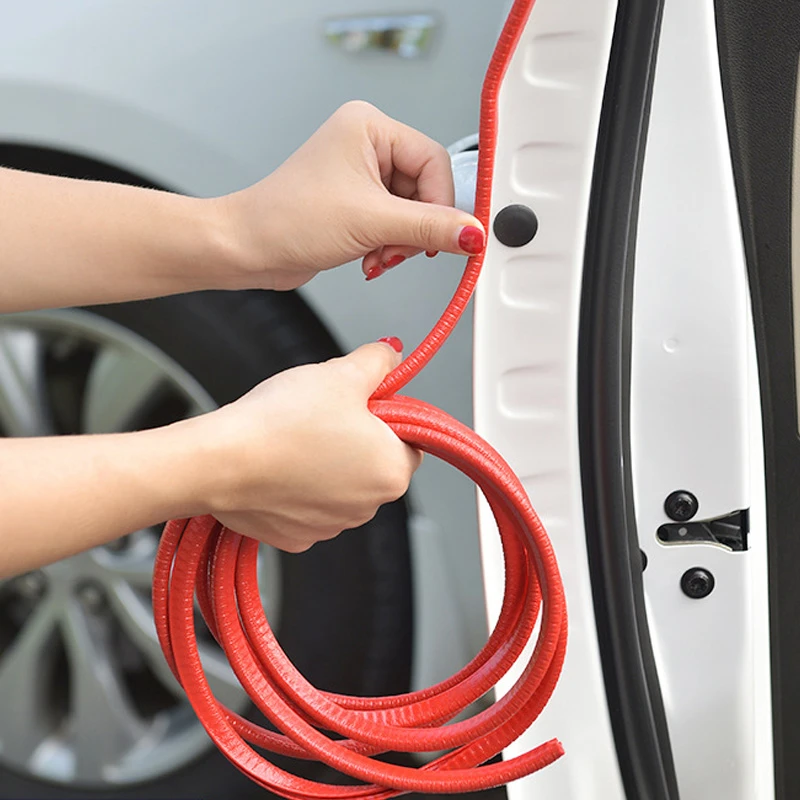 Tiras protectoras de de goma para puertas de coche, molduras adhesivas para puertas laterales, Protector arañazos, para SUV, 5M|Molduras de estilo| AliExpress