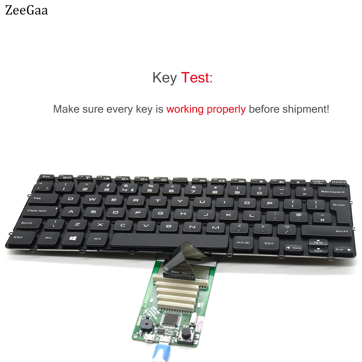 ZeeGaa Великобритания подсветкой Клавиатура для ноутбука DELL XPS 12 13 XPS 13D 13R L321X L322X 0MH2X1 L221 L321 L322 XPS13R XPS13D черный
