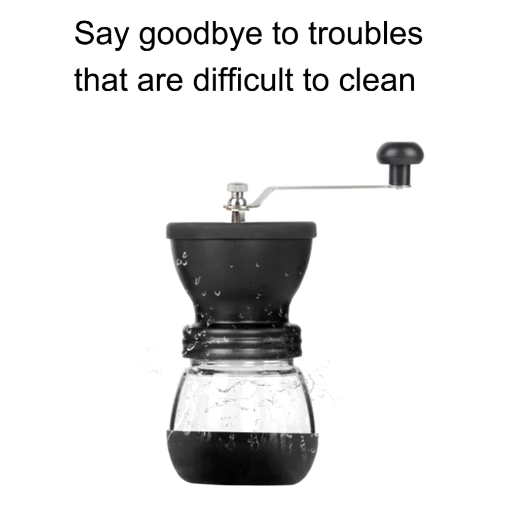 Manual Coffee Bean Grinder Washable Grinder Household Crusher Adjustable Ceramic Mill Hand Held Coffee Mill Tool With Sealed Can
