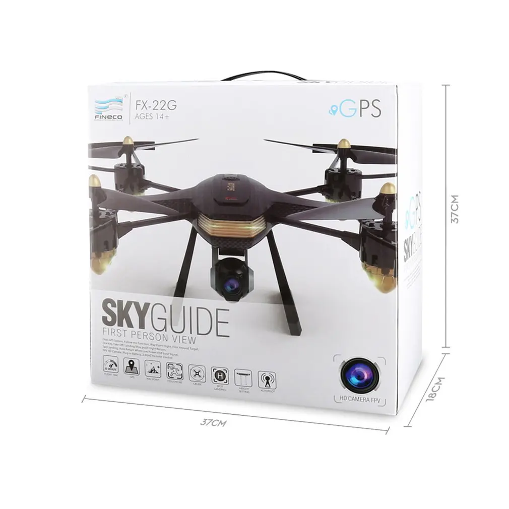 FX-22G Профессиональные с GPS Квадрокоптер четырехосный самолет с Wifi 720 P/1080 P hd-камера Дрон воздушный Дрон