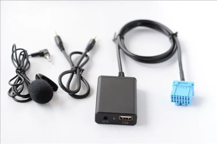 USB AUX Bluetooth Автомобильный цифровой адаптер для смены компакт-дисков MP3-плеер