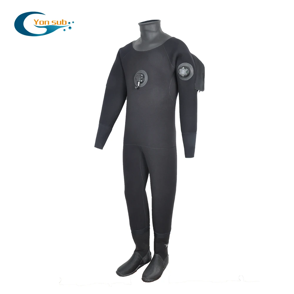 8 MM custom made Men's Neoprene Dry Suit Waterproof Breathable nylon
