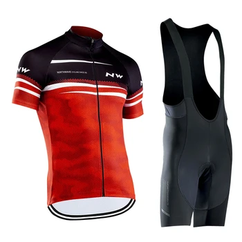 

2020 northwave cycling clothes team bike shorts suit ropa ciclismo quick drying jersey set cycling nw men summer mtb bicycle clo
