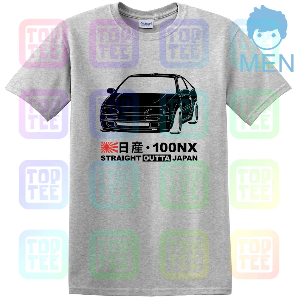 GT-shirt Nissan 100NX B13 Футболка tee - Цвет: Серый