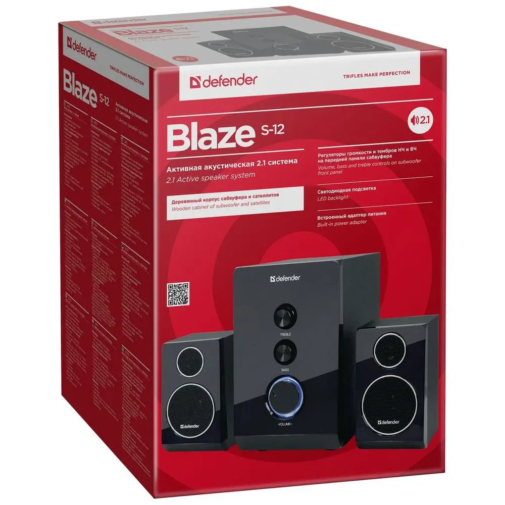 Blaze S12 12 Вт, деревянный корпус, 220В