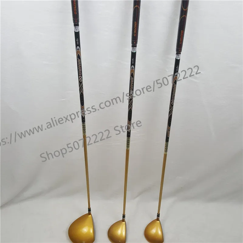 Клюшки для гольфа HONMA S-05 4 звезды золотой цвет гольф Драйвер 9.5or10.5 Лофт графитовый Вал R или S flex драйвер клюшки