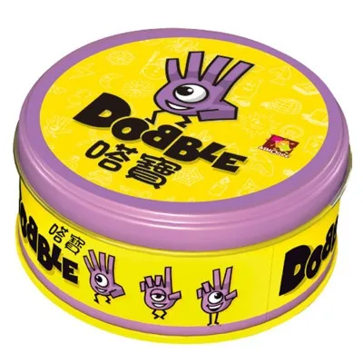 

spot it and dobble card game table Board Game For Dobbles Kids Spot Cards It Go Camping Metal Tin Box toys