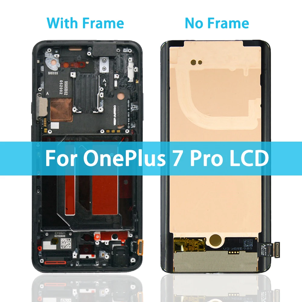 Peças de Reposição para Oneplus Montagem da Tela Lcd para 1 + 7 Original Super Amoled Display Pro Lcd 7 Toque 6.67 2 1 + 7 pro lcd peças de