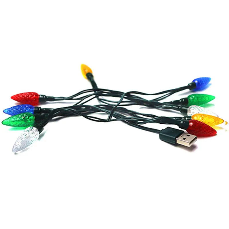 Счастливого Рождества светильник светодиодный USB кабель зарядное устройство светильник ing шнур светодиодный Android телефон зарядный кабель S888
