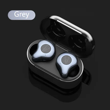 smokey and grey Sabbat E12 Ultra TWS Bluetooth Qualcomm v5.0 наушник aptX спортивные Hi-Fi стерео наушники с шумоподавлением Беспроводные наушники PK x12 - Цвет: smokey and grey