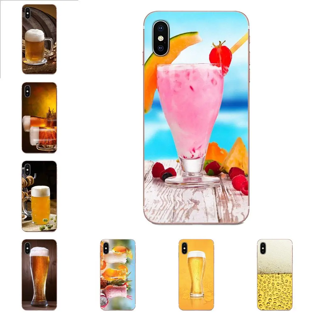Пиво стакан пива летняя Cocktai еда для LG G3 G4 G5 G6 G7 K4 K7 K8 K10 K40 K50 Q6 Q60 V10 V20 V30 V40 Nexus 5 5X 2017