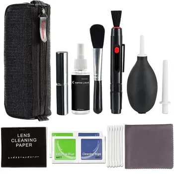 

For Canon Sony SLR Camera Filter Cleaning Tool Kit Professional Digital Camera Cleaning Kit Lens Cleaning Brush Hair Dryer Wipes