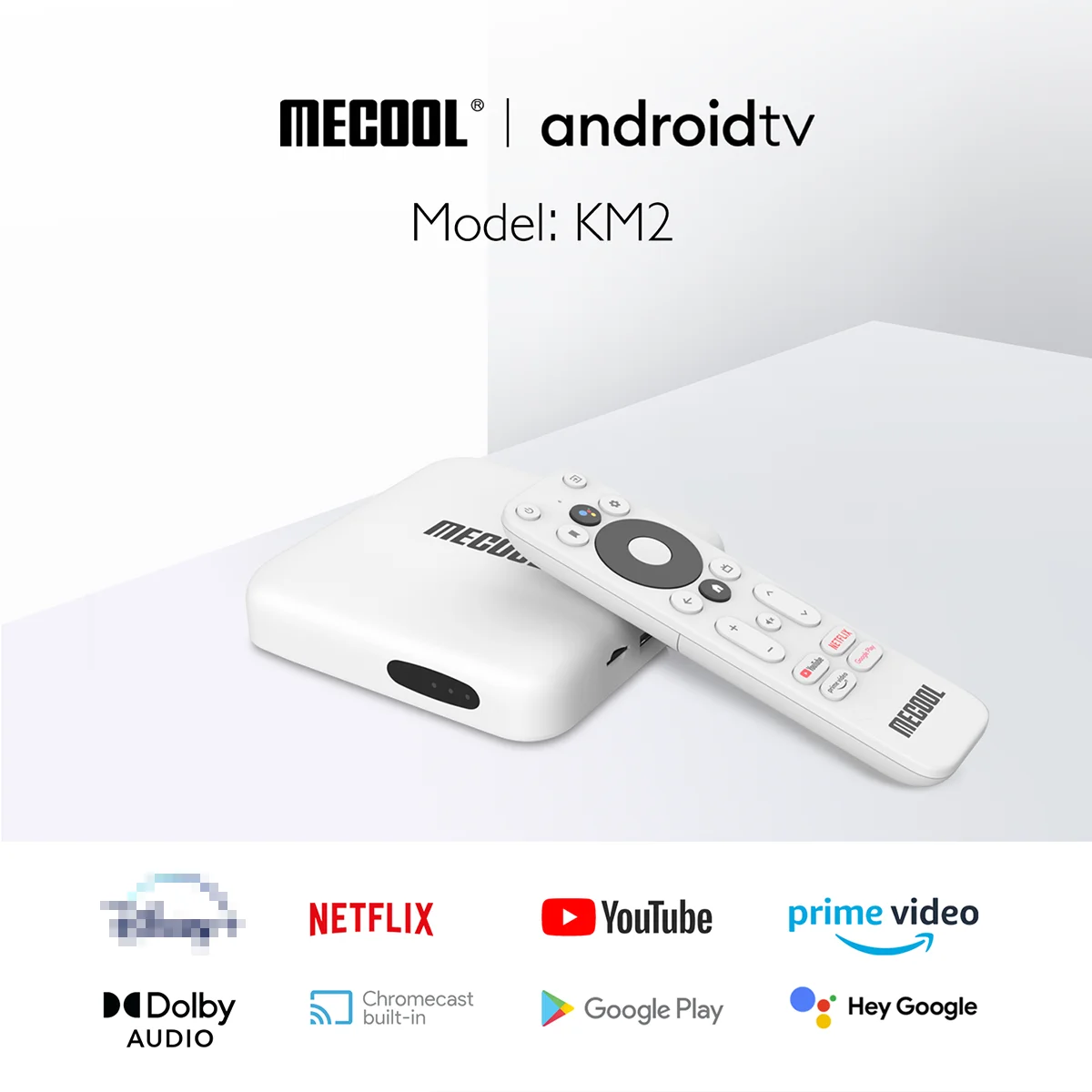 20PCS Mecool KM2 For Netflix 4K Android TV Box Amlogic S905X2 2GB DDR4 USB3.0 SPDIF Ethernet WiFi Prime Video HDR 10 Widevine L1