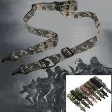MS3 Gun Sling Tactical Rifles Carry 2 Points Sling Adjustable Length Multi Mission Nylon Shoulder Strap Airsoft Gun Belt Rope