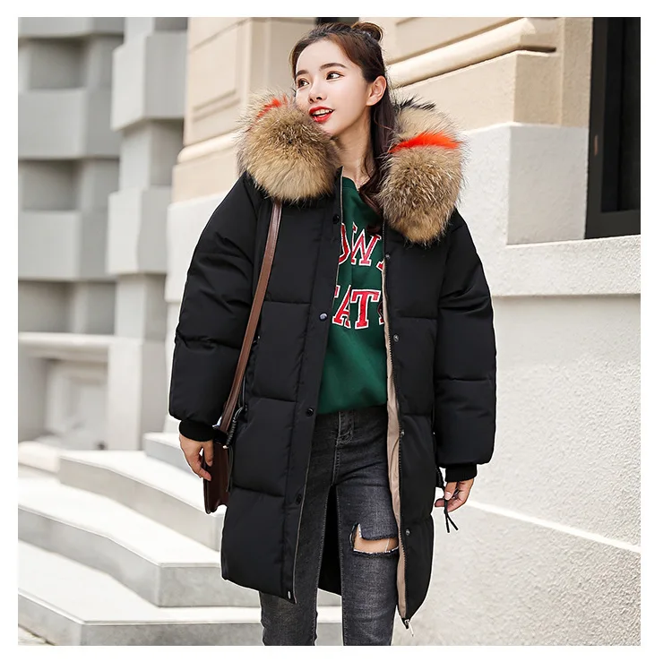 Стиль INS одежда с хлопковой подкладкой Женская куртка средней длины в Корейском стиле импортные товары зимняя одежда с хлопковой подкладкой