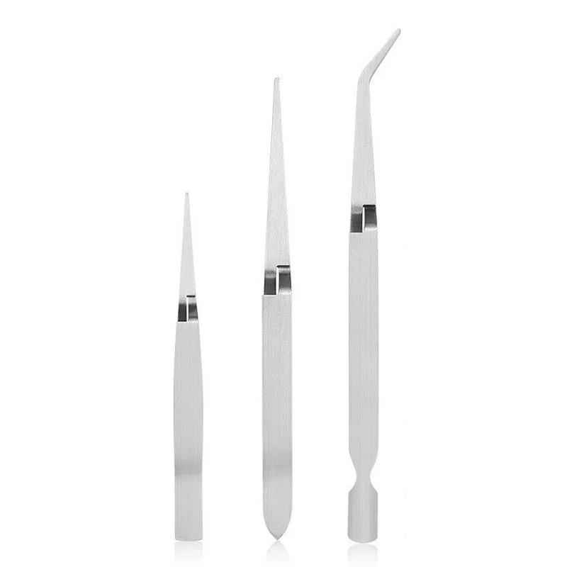 Пинцет для крестиков из нержавеющей стали зажим стайлинга ногтей инструмент