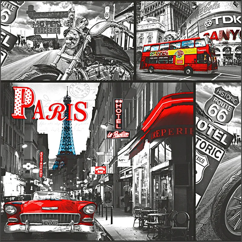 

Retro Timeless Wallpaper Loft Industrial Style newspaper Poster wallpaper personalized Graffiti Internet cafe background wall