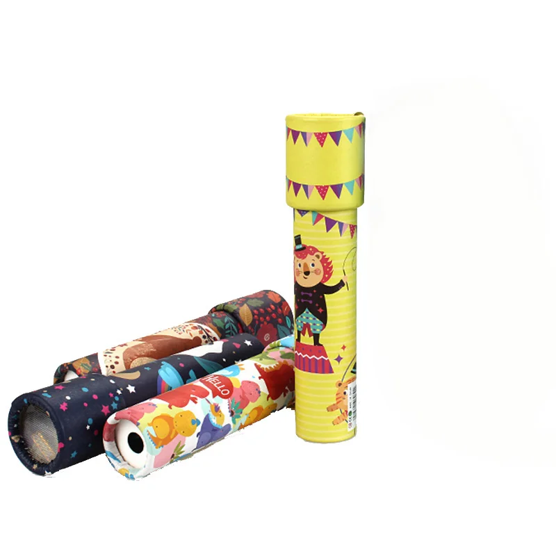 Children Classic Toy Kaleidoscope Rotatable Top Toddler Sensory Toys Kids Gift B99
