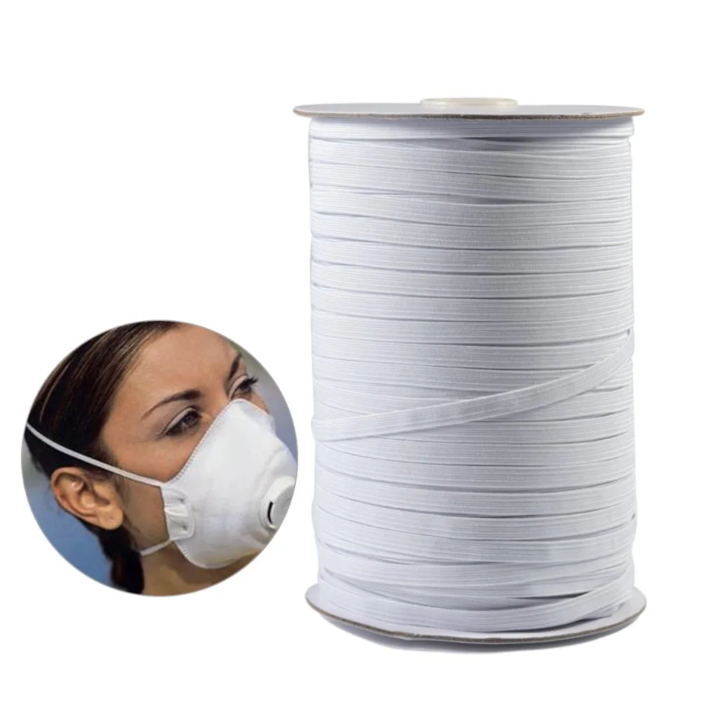 

Louleur 180/200m Diy Health Mask Line Rubber For Mask Wire Bent Handmade Mask High Elastic Line Handmade Face Mask Accessories
