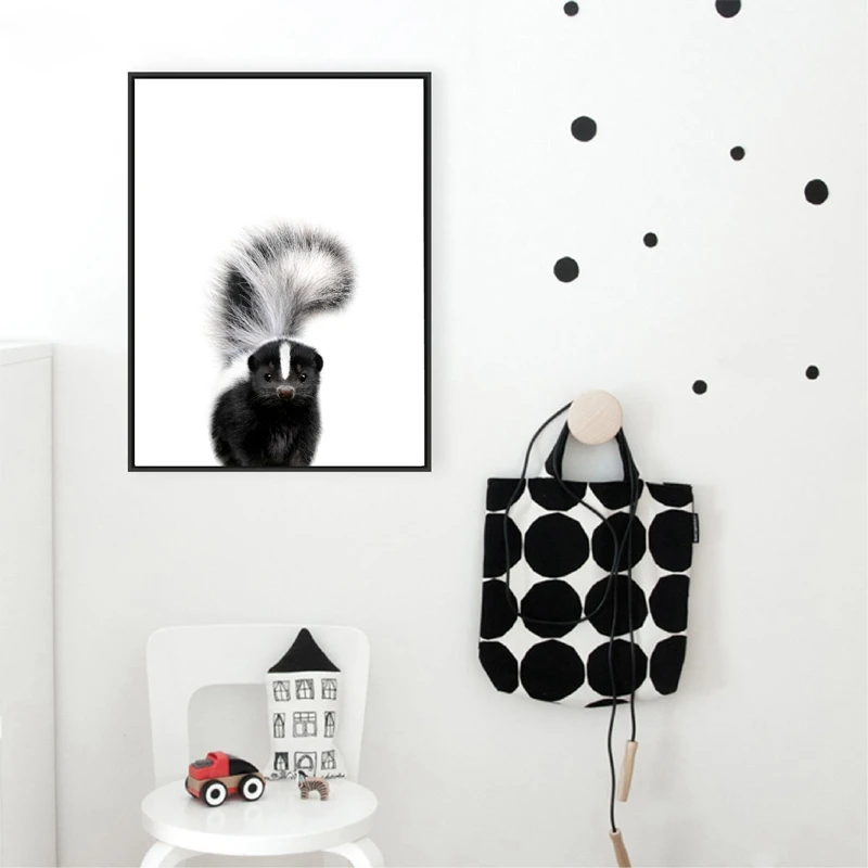 Woodland Animals Painting Nursery Decor