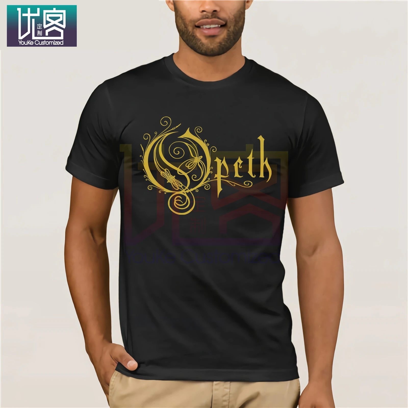Opeth/футболка с логотипом тяжелый металл футболка юмором топы из 100% хлопка
