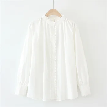 

2020 Jifang Mm Li Collar Shirt Plus Fat Increase Code Is Thin Backing Shirt 1095