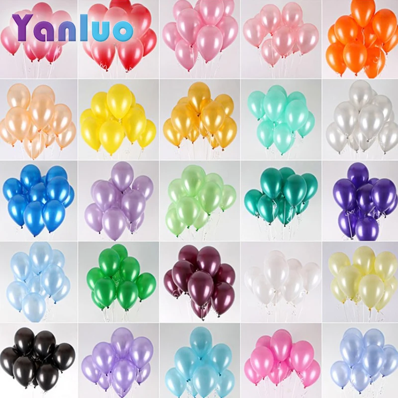 

10Pcs Birthday Balloons decoration 10inch 1.5g Latex Helium Balloon Wedding Christmas Party Ball kid Child Toy Globos