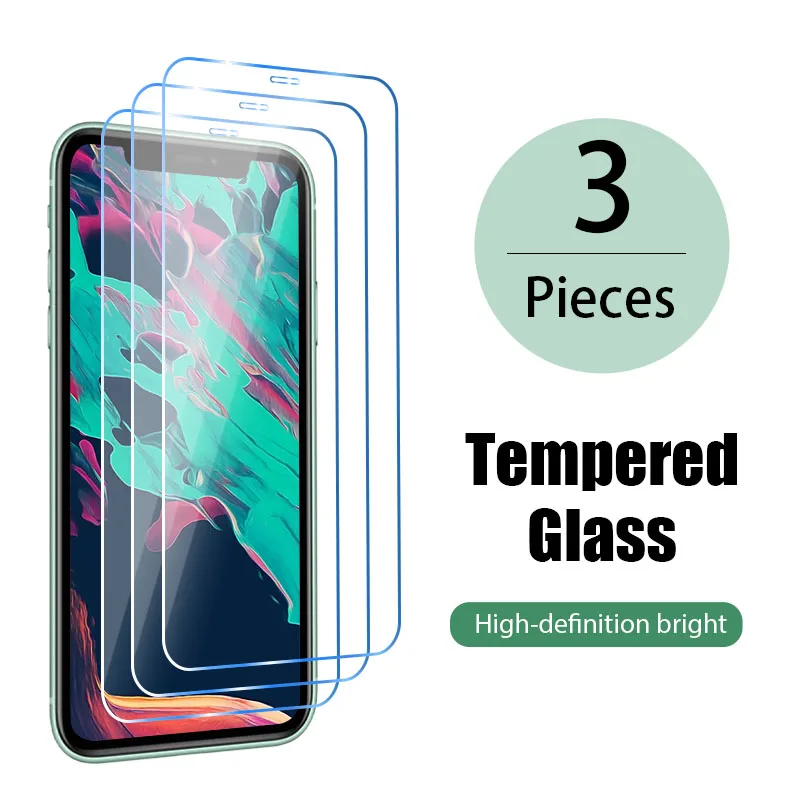 3 шт. пленка с полным покрытием экрана Защитная для iPhone 5 5S SE Pro XR Max X XS протектор