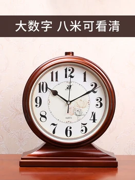 

Antique Table Clock Retro Living Room Desktop Clocks Shabby Chic Vintage Style Table Watch Desk Ornaments Home Decoration Gift