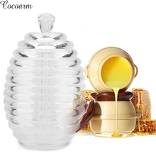 265 мл прозрачная банка для меда в форме улей с палочкой-капельницей для домашнего хранения и дозирования медовой капельницы