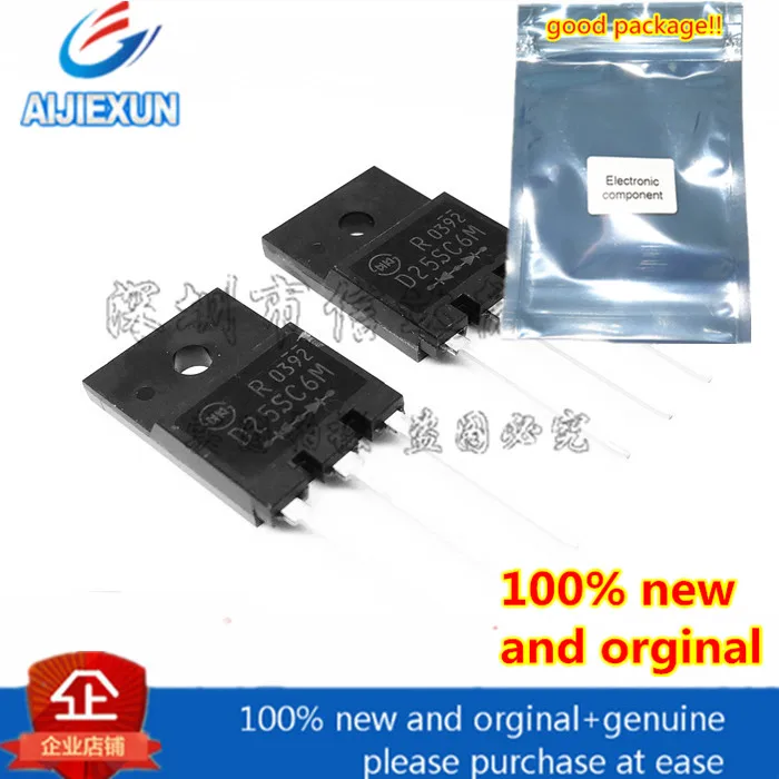 10 шт. новые и оригинальные D25SC6M D25SC6M 25A 60V TO-3PF выпрямители Шоттки(SBD)(60V 25A) в сткоке