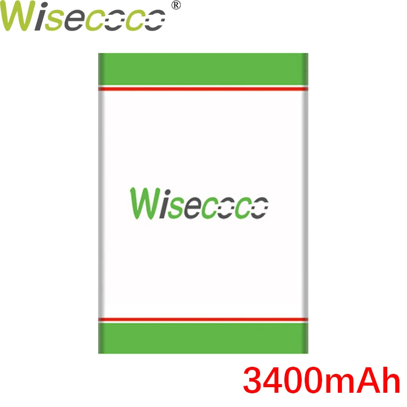 WISECOCO 2 шт. 3400 мАч римская батарея для мобильного телефона UMI Rome X новейшее производство Высококачественная батарея+ номер отслеживания
