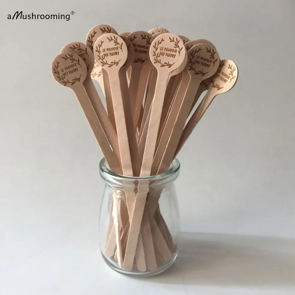 Biodegradable Wooden Sticks For Flower Shop Personalized ...