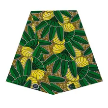 Хлопок Анкара, Африка ткань с принтами лучшее качество настоящий голландский воск tissu швейный материал для вечернего платья африканская Ткань 6 ярдов