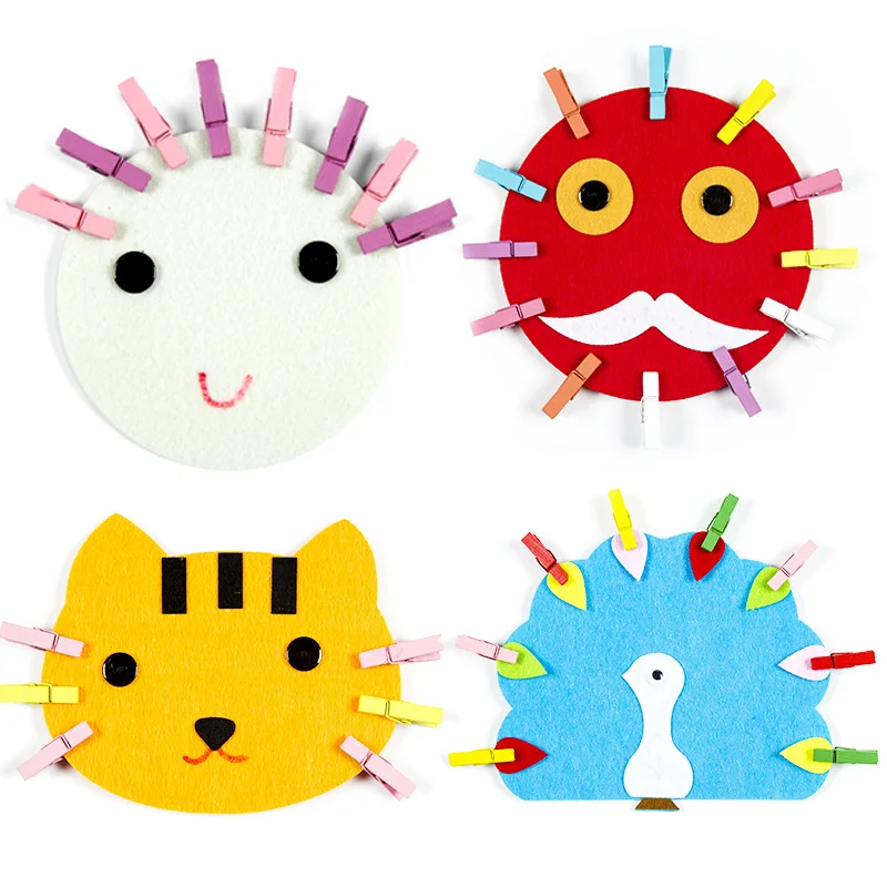 Игрушки для малышей 2 года креативные радужные Мультяшные животные искусство и