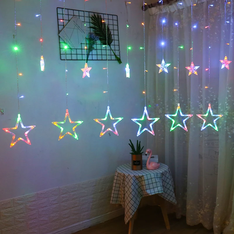 Новейший светодиодный светильник со звездами и полосками 10 шт. звездным небом